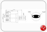 Abmaße Öldrucksensor